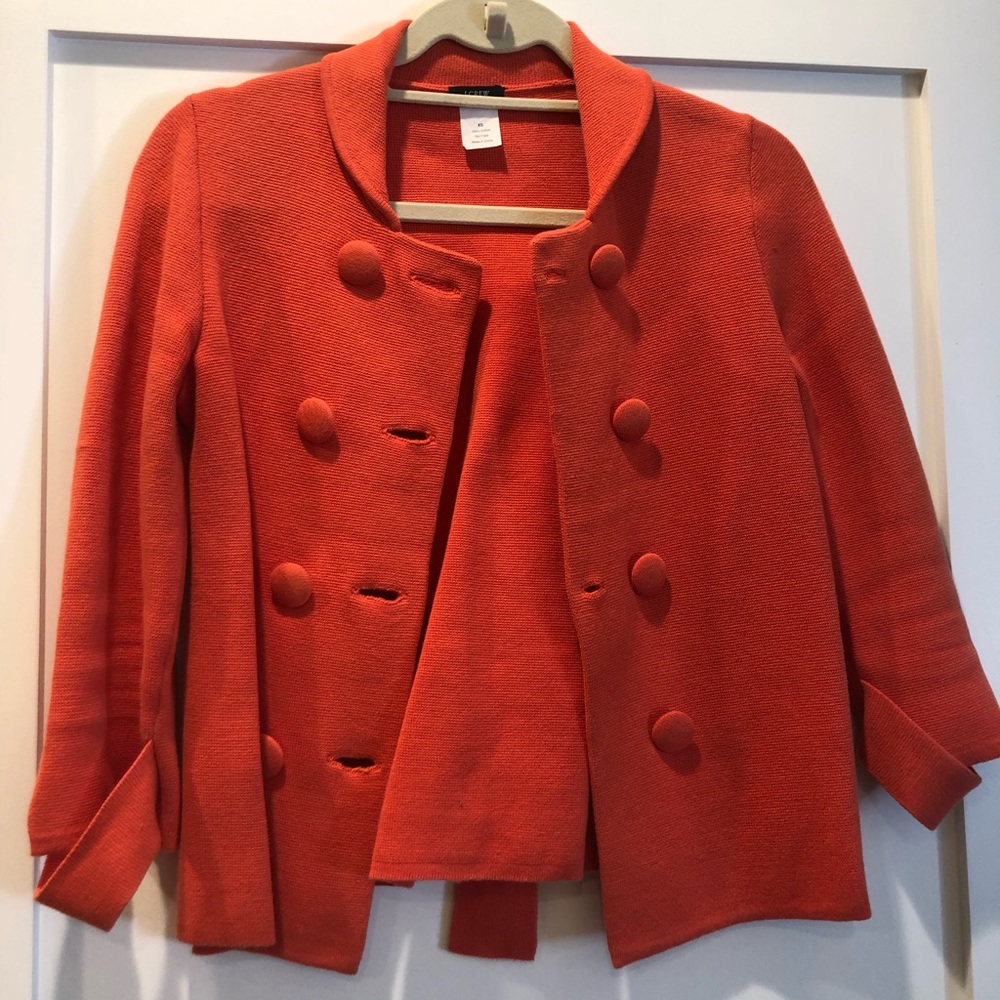 JCrew Blood Orange Jacket